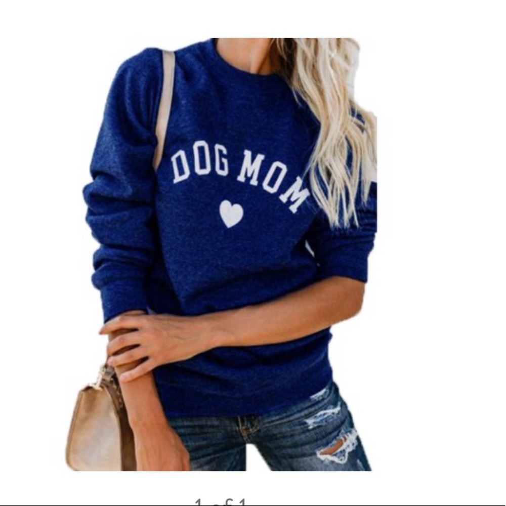 Dog mom long sleeved shirt